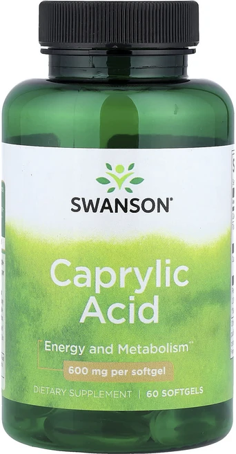 Swanson 카프릴산 600mg 소프트젤 60정, Swanson 카프릴산 600mg 소프..., 1개 - 쿠팡