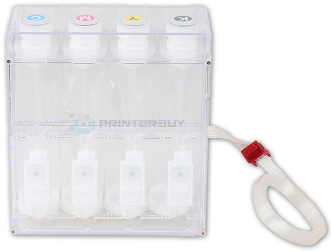 무한잉크 팩공급기 2400ml 메탈클램프 엘보 부싱, 1개