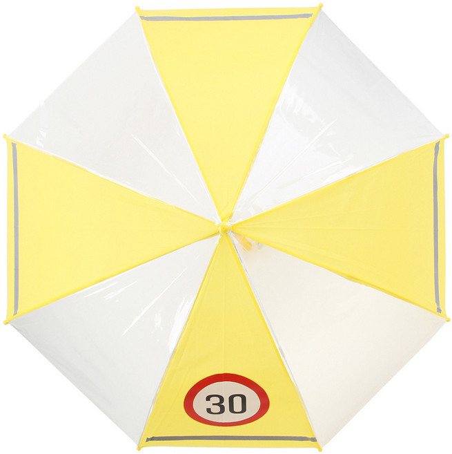 투명 반사우산 60cm 안전우산 교통안전 속도제한 디자인