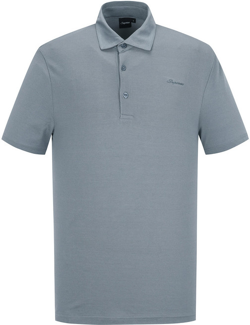 [슈페리어] 남성 기본 반팔 카라 티셔츠 그레이 (IMJEKS20136)