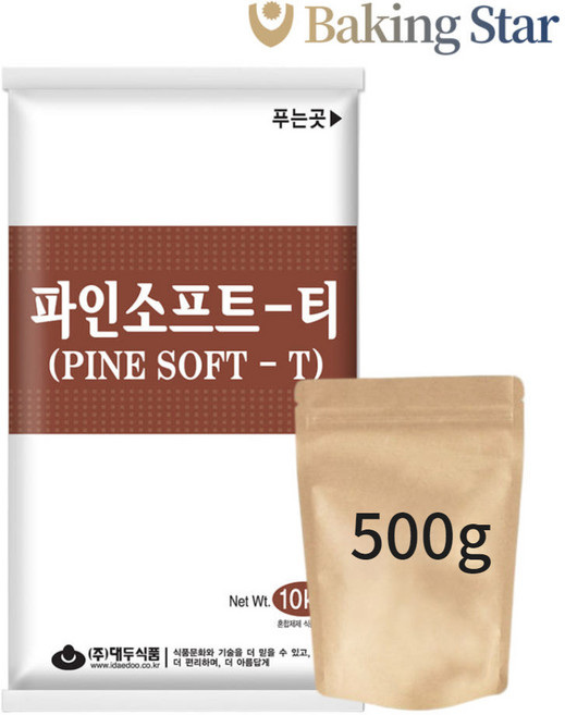 대두 파인소프트T 500g 깨찰빵 타피오카전분 파인소프트티 소분, 1개