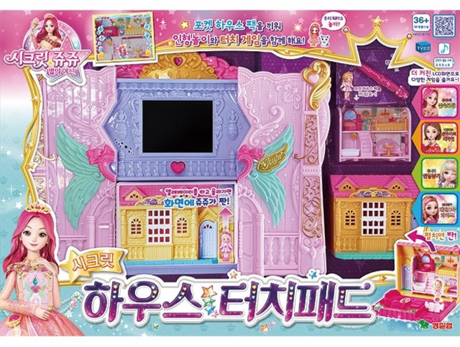 (영실업) 시크릿쥬쥬별의여신 시크릿하우스터치패드 쥬쥬포켓하우스, 1개