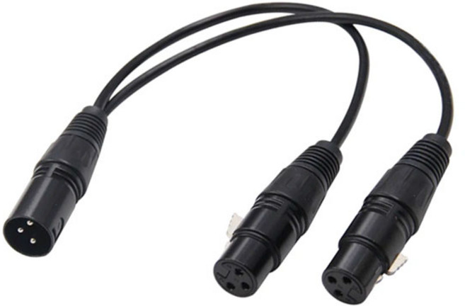 XLR 케이블 캐논 Y자 분배 마이크선 수-암암 3핀 SMC201 벨톤