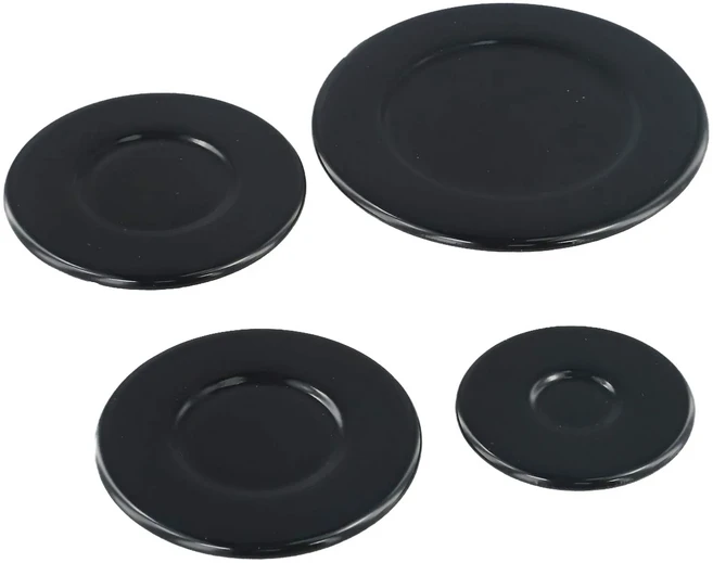 가스렌지 호환부품 4Pcs 쿠커 호브 가스 버너 캡 55mm 75mm 100mm SABAF 액세서리 스토브 헤드 커버 주방 갤리, 02 Concave, 01 CHINA, 01) Concave, 1개