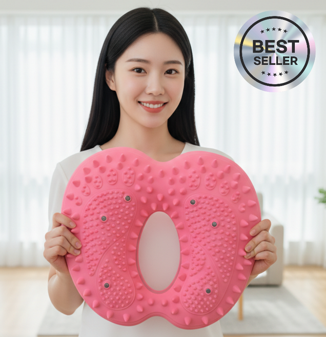 코어즈 웰니스텝 가정용 에어 지압 스텝퍼 천국의계단, 핑크