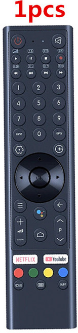 CHIQ 창훙치코 U43H10 U50H10 U55H10 GCBLTVC1GBBT 부품 교환용 음성 기능 없는 리모컨, 1pcs, 1개