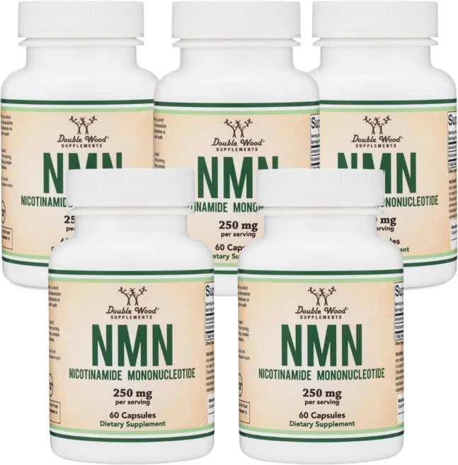 더블우드 니코틴아미드 모노뉴클레오티드 NMN 250mg 캡슐, 5개, 60정 - 쿠팡