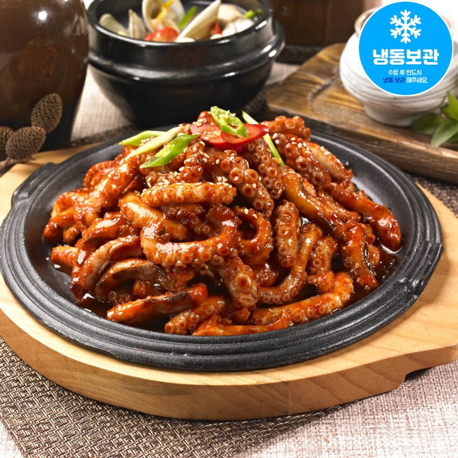 원효 매콤쭈꾸미볶음 반찬 덮밥, 3개, 160g