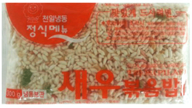 천일 새우볶음밥 300g 5봉 기타즉석식품, 5개