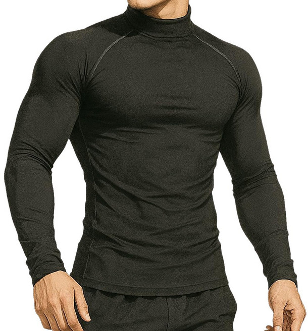1+1 바디핏 남성용 긴팔 스포츠 티셔츠 운동복 헬스복 머슬핏