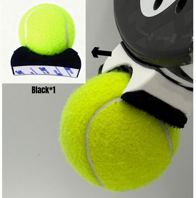 라켓 그립-테니스공 회수기 수집기 회수기 줍는기구 Tennis ball picker(효율적인 테니스 볼 픽업 기어), 검은색