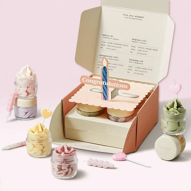 휩드 1위 판매 비건 팩클렌저 4종 디스커버리 키트 SET 컬러 랜덤 발송, 1개, 25ml