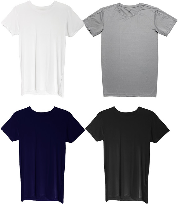 유니클로 에어리즘 AIRism 크루넥 티셔츠(반팔)