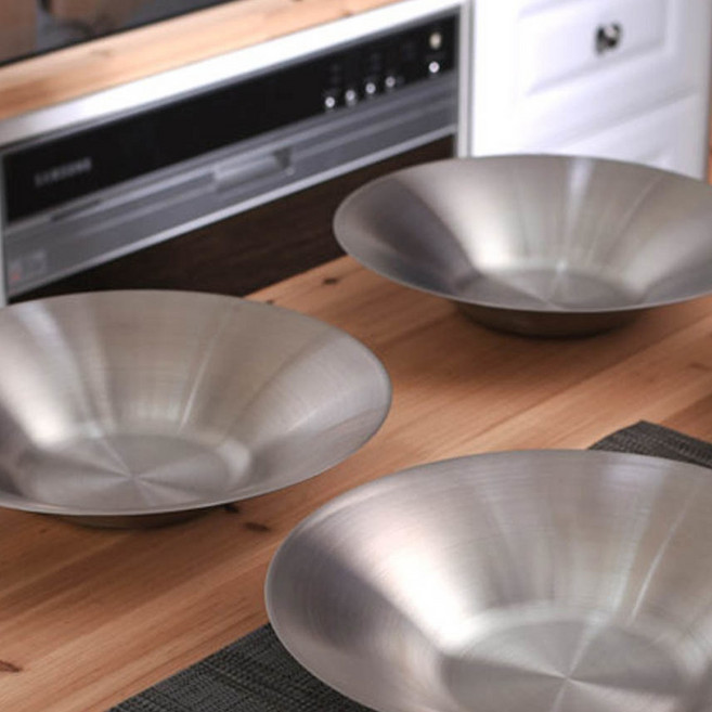 [유다름] 스텐그릇 덮밥그릇 양식접시 파스텐 접시 4P