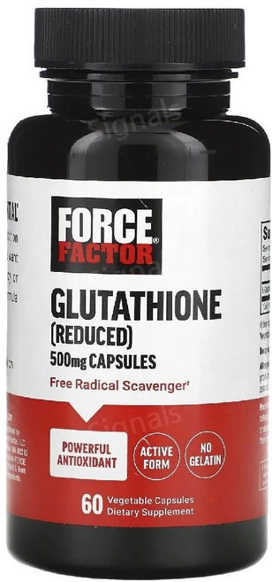 포스팩터 환원형 글루타치온 500mg 60정 Glutathione, 1개 - 쿠팡