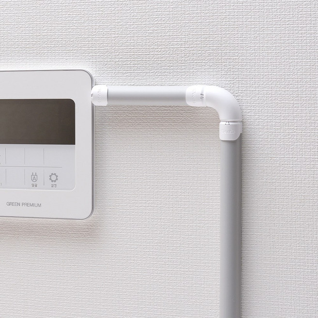 아이정 전선 몰딩 몰드 쫄대 케이블 선정리 1M 2입 이사준비물 새집준비물, 연그레이+연그레이캡, 1개, 라지