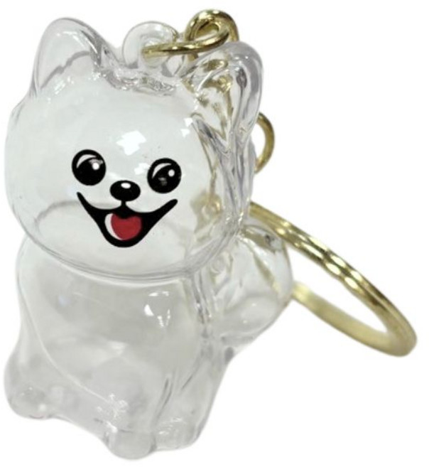 寵物毛髮吊飾：客製化寵物紀念品, 博美, 1個