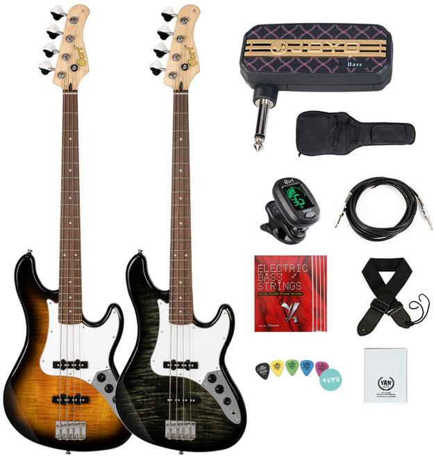 콜트 재즈 베이스기타 GB24JJ 입문용 헤드폰앰프, 2TS(선버스트), 1개