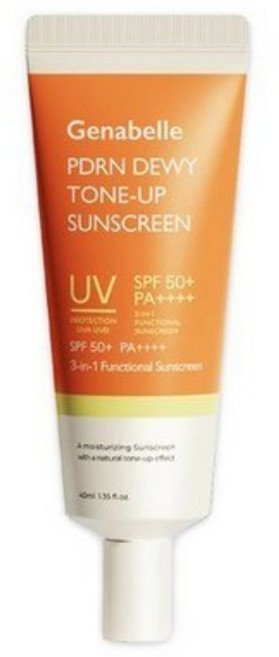 제나벨 PDRN 듀이 톤업 선스크린 SPF50+ PA++++, 40ml, 6개