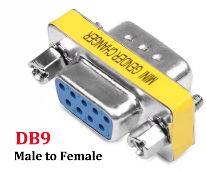 RS232 D-SUB 9핀 변환 미니 젠더, 4개, Male to Female