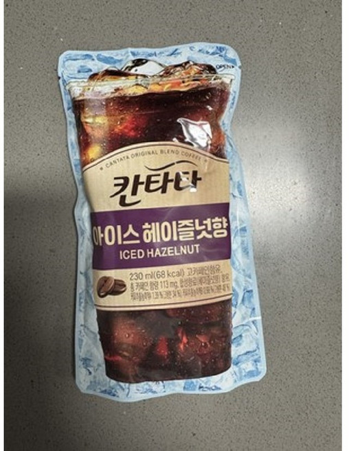 칸타타 아이스 헤이즐넛향 커피음료, 230ml, 2개