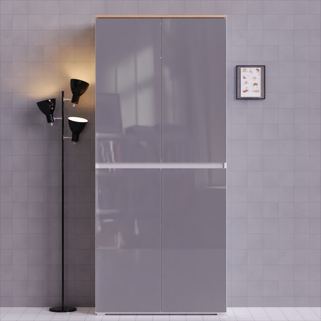 방친구 키큰 신발장 수납장, 04_다몰 800 신발장(그레이)