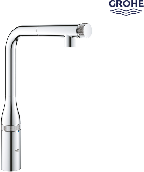 [그로헤공식] 그로헤 에센스 스마트 컨트롤 싱크 주방 수전 국내정식 31615000, 1개