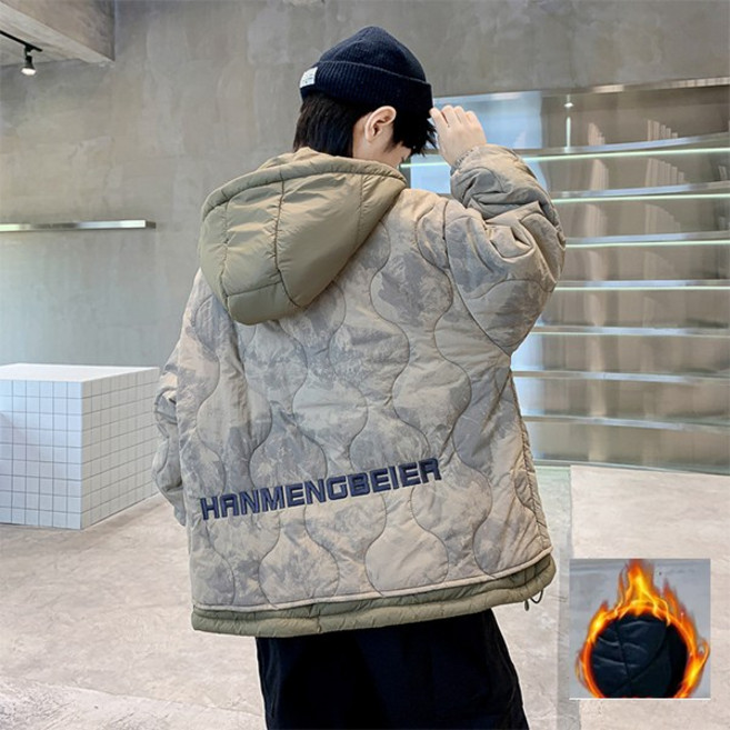 키즈목마 초등학생 상의 초중생 기모 외투 도톰 유니크 배색 후드 점퍼 남아 가을 겨울 패딩 집업 785