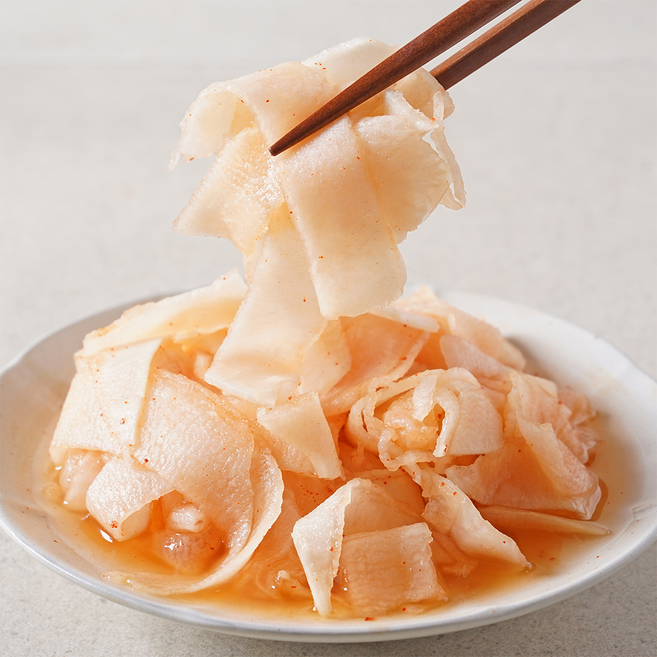 [밥상김치] 빨간 냉면김치 무김치 냉면무절임 초절임무, 5kg, 1개