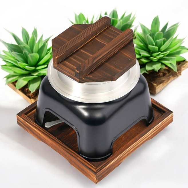 소형 2인용 미니 밥솥 일본식 캠핑밥솥 고체 연료 미니화로 업소용 이자카야, 1개