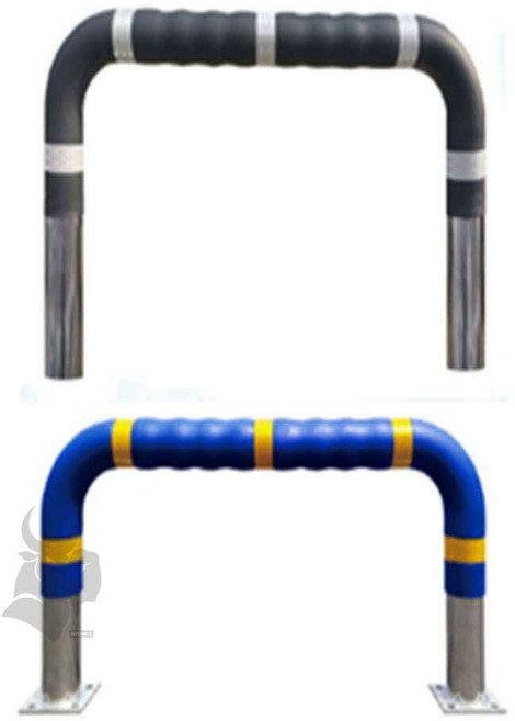 호두상점 스텐TPR 씌움 자형볼라드 앙카식 진입금지봉