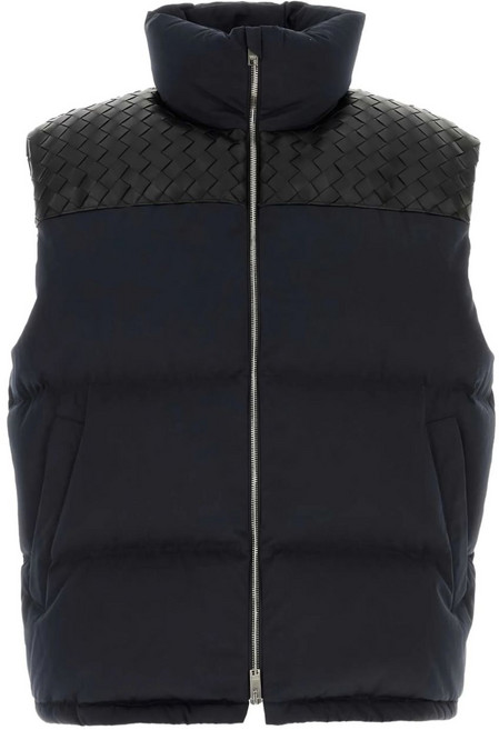 보테가 베네타 woven panel down jacket