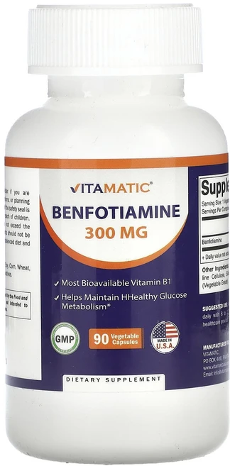Vitamatic 벤포티아민 300mg 베지 캡슐 90정, Vitamatic벤포티아민300mg베지캡슐90정, 1개 - 쿠팡