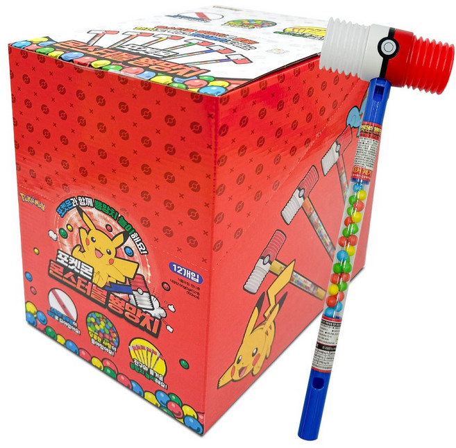 포켓몬 뿅망치 피리 캔디 5g, 12개