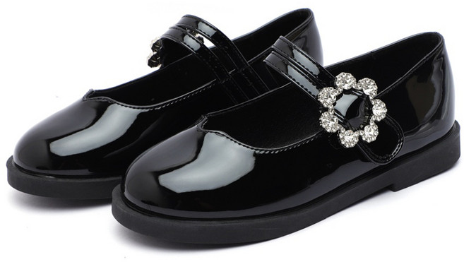 달콩슈 여아용 메리제인 큐빅 초등 스쿨룩 연주회 구두 DKS858