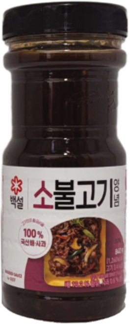 소불고기양념, 840g, 4개