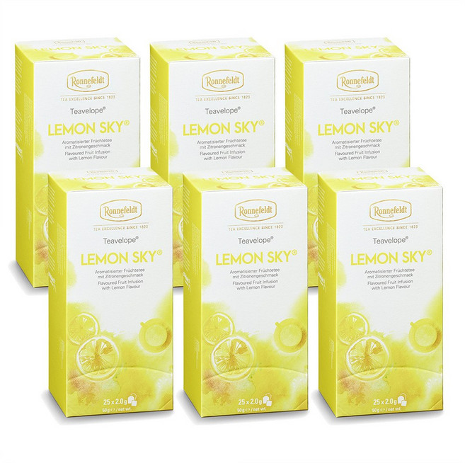 로네펠트티 레몬스카이 Lemon Sky 독일 25티백, 6개, 50g, 25개입, 50g