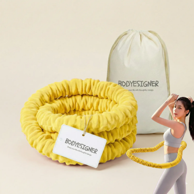 스프링 훌라후프, 옐로우/그레이, 1개, 1.15kg