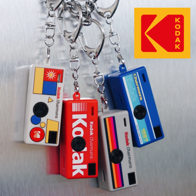 코닥 차메라 키링 카메라 미니 토이 키체인 차르메라 샤메라 charmera 1987
