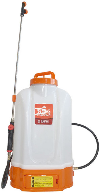 광성분무기 배부식 충전분무기 20L 킹덤G(5.8Ah) 농약살포 방역 소독, 1개