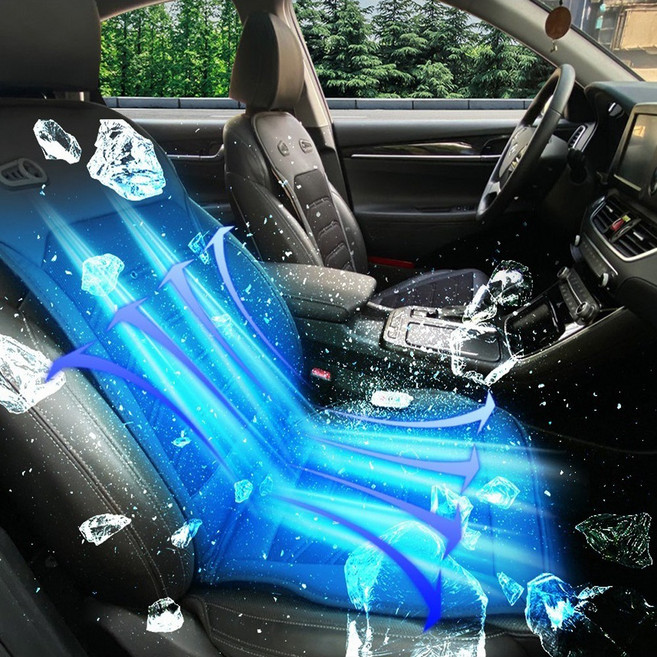 열선안마 쿨링통풍 시트커버 토요타 프리우스 프라임 프리우스C, 24V용(2.5톤 이상 화물/버스/트럭/덤프), 1개