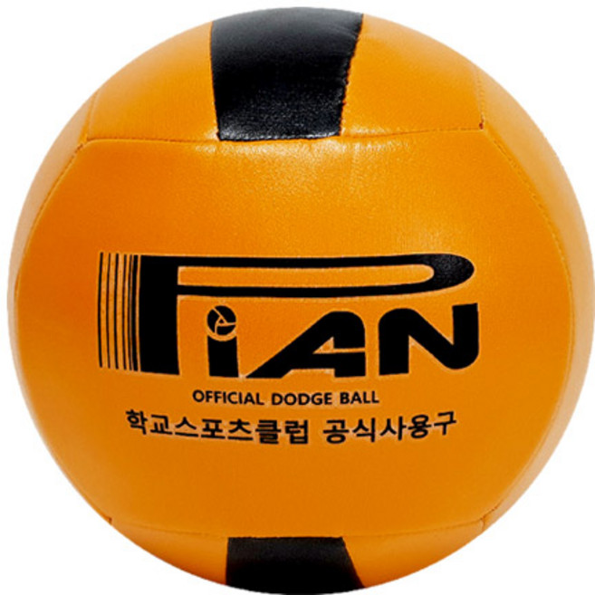 대한피구연맹 공식사용구 공인피구공 피안 학교 경기용 시합용 피구공 닷지볼 초등용, 중고등용, 1개