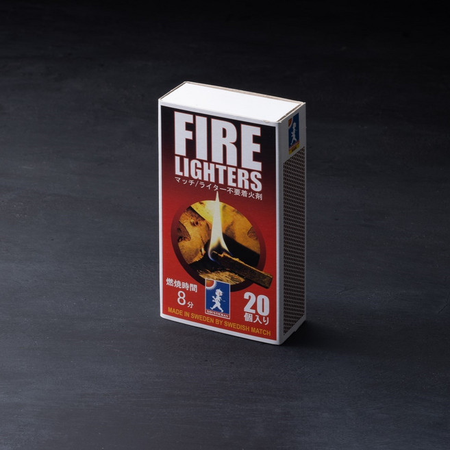 파이어라이터스 캠핑 착화제 캠핑 성냥 불쏘시개, 1개