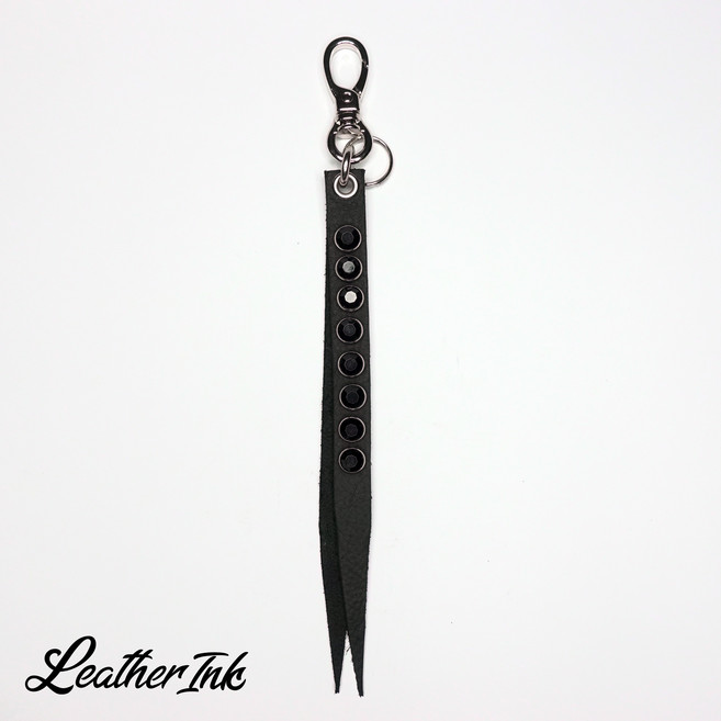 Leather Ink 皮革寶石鑰匙圈