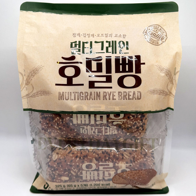 멀티그레인 호밀빵, 1개, 325g
