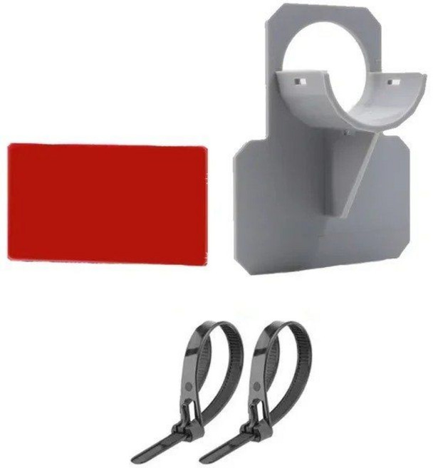 수영장 파이프 고정 거치대 케이블 타이 포함 어댑터 호스 콘센트 마운트 브래킷 벽 Abs 30-38mm, [02] Grey, 3) grey 1PC