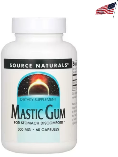 소스네츄럴스 매스틱검 추출물 500mg 캡슐 60정, 기본, 1개 - 쿠팡