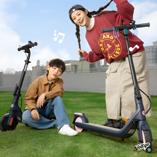 볼트고 나인봇 C2 Pro 킥보드, 모란지블루+핑크, 1개