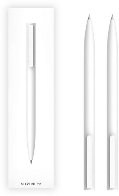 샤오미펜 중성펜 젤펜 필기구 볼펜 2개한셋트 0.5mm