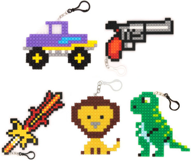 디폼블럭 8mm 남아 5종 세트, 혼합색상, 1세트